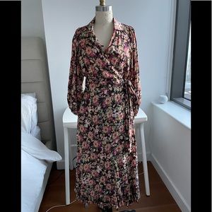 TiMo Midi Wrap Floral Dress